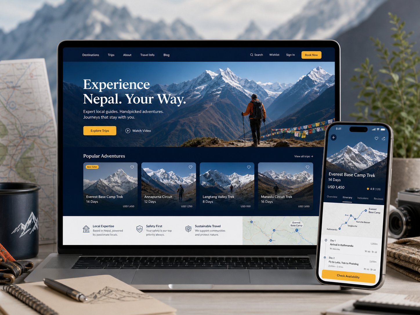 SummitPath Adventures Booking Platform
